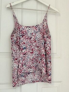 A banana republic printed strappy tank